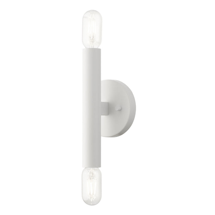 Copenhagen Two Light Wall Sconce in White
