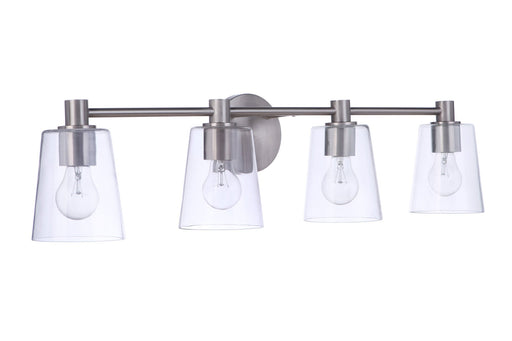 Emilio 4 Light 32.75" Vanity in Brushed Polished Nickel