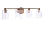 Emilio 4 Light 32.75" Vanity in Satin Brass