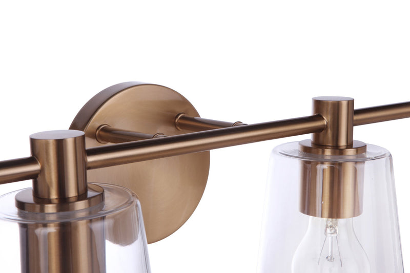 Emilio 4 Light 32.75" Vanity in Satin Brass