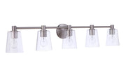 Emilio 5 Light 42" Vanity in Brushed Polished Nickel