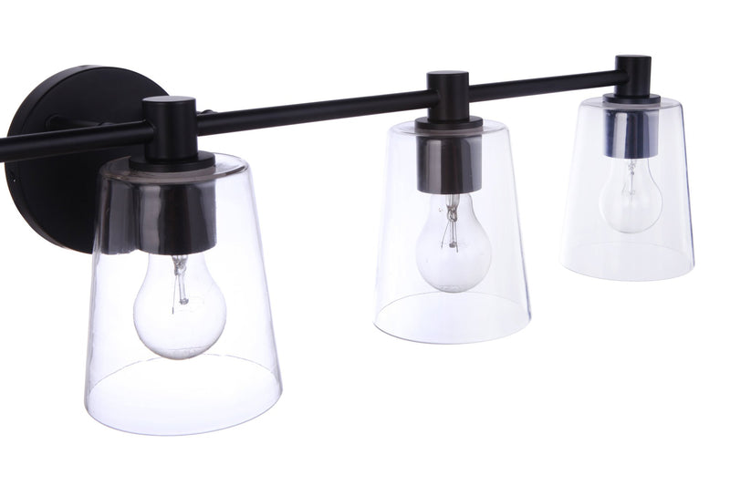 Emilio 5 Light 42" Vanity in Flat Black