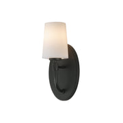 Durham 1 Light Wall Sconce in Black