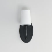 Durham 1 Light Wall Sconce in Black