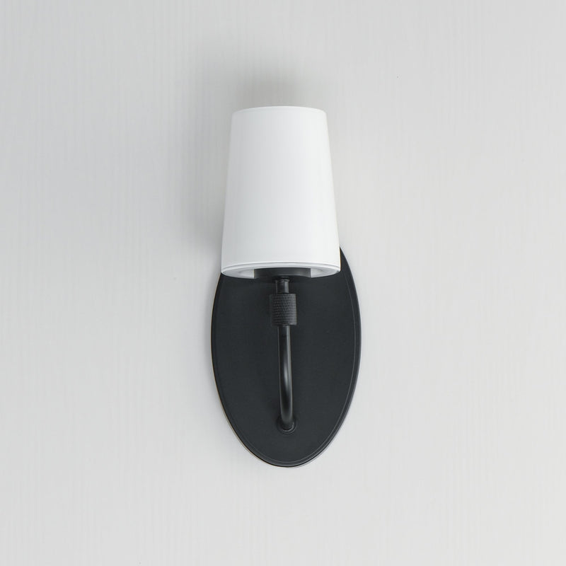 Durham 1 Light Wall Sconce in Black