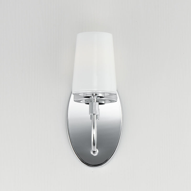 Durham 1 Light Wall Sconce in Polished Chrome