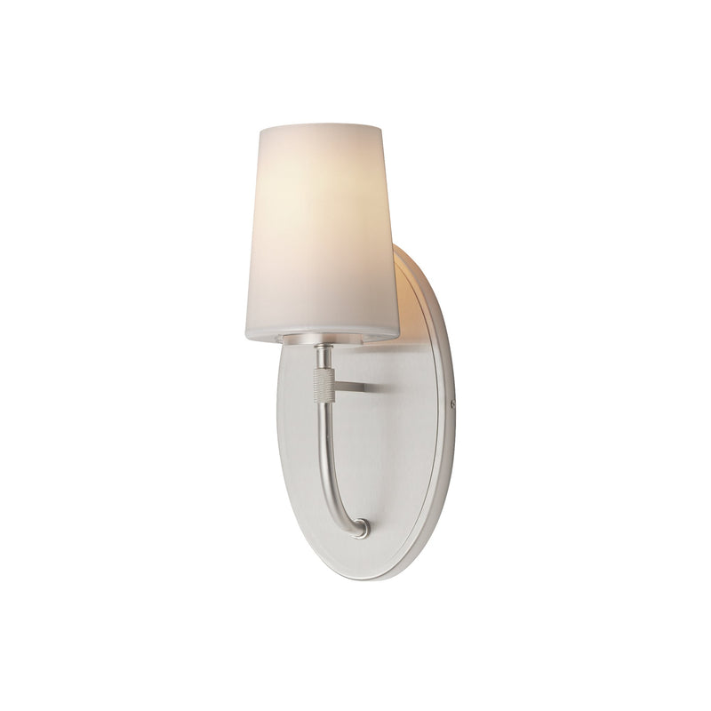 Durham 1 Light Wall Sconce in Satin Nickel