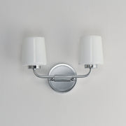 Durham 2 Light Wall Sconce in Polished Chrome