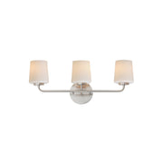 Durham 3 Light Bath Vanity in Satin Nickel