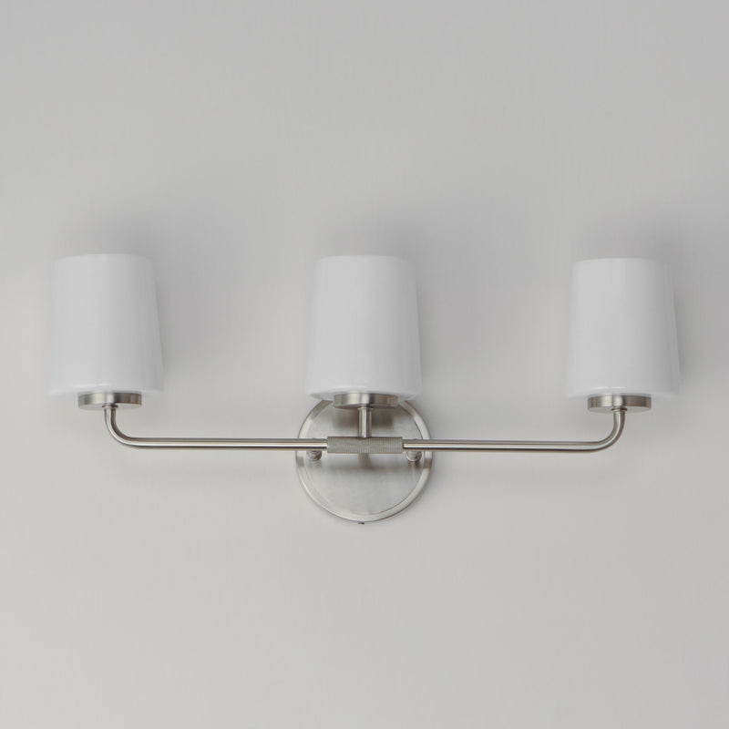 Durham 3 Light Bath Vanity in Satin Nickel