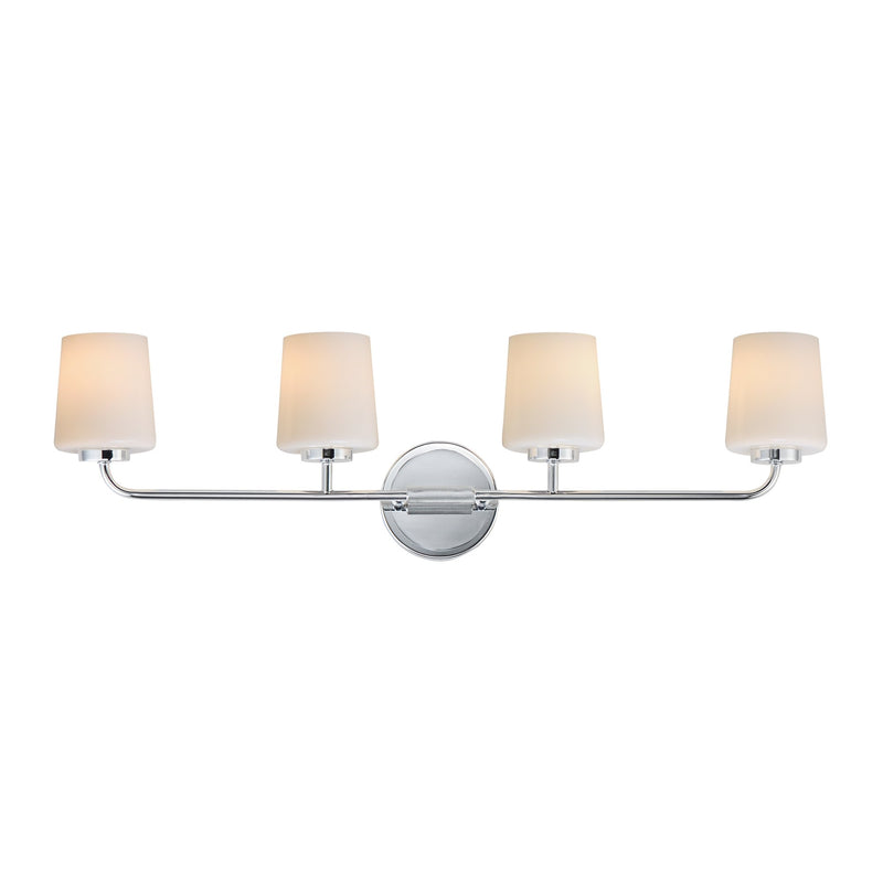 Durham 4 Light Bath Vanity in Polished Chrome