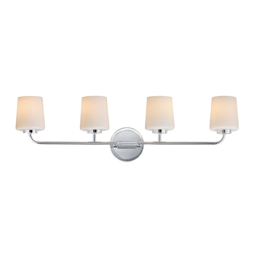 Durham 4 Light Bath Vanity in Polished Chrome
