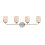 Durham 4 Light Bath Vanity in Satin Nickel