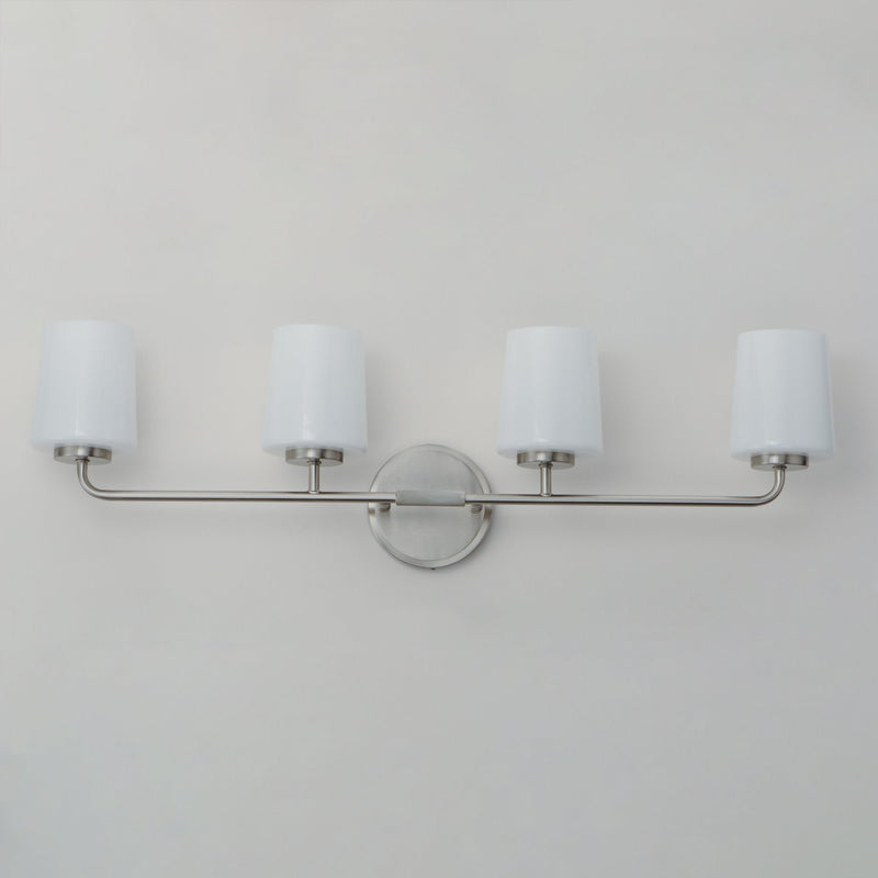Durham 4 Light Bath Vanity in Satin Nickel