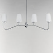 Durham 4 Light Linear Chandelier in Polished Chrome