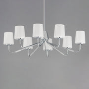 Durham 8 Light Chandelier in Polished Chrome