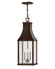 Beacon Hill 3-Light Outdoor Hanging Lantern in Blackened Copper