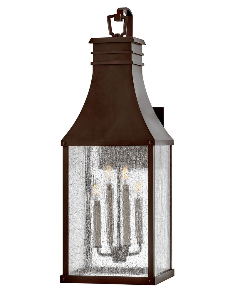 Beacon Hill Extra Large 4-Light Outdoor Wall Lantern in Blackened Copper