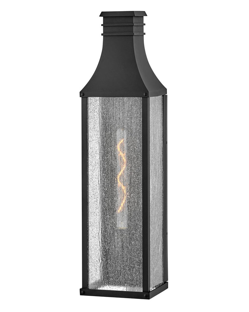 Beacon Hill Large Narrow Outdoor Wall Lantern in Museum Black