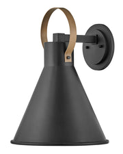 Winnie Medium Outdoor Wall Sconce in Museum Black
