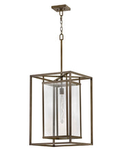 Max Extra Large Outdoor Hanging Lantern in Burnished Bronze