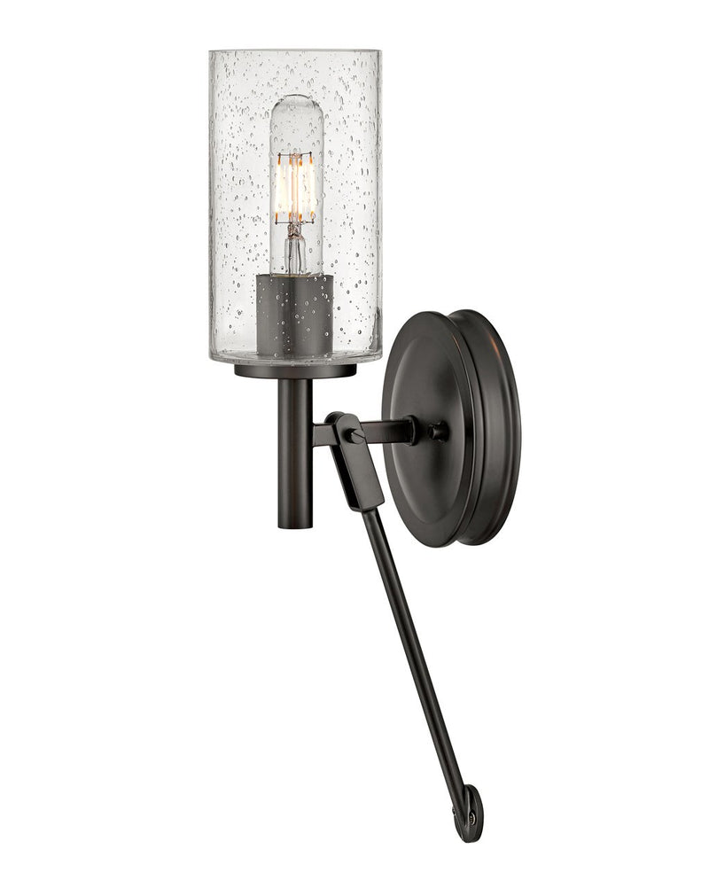 Collier Wall Sconce in Black Oxide