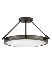 Collier 4-Light Semi-Flush Mount in Black Oxide