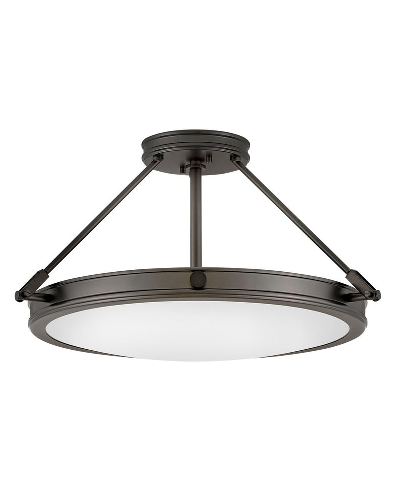 Collier 4-Light Semi-Flush Mount in Black Oxide