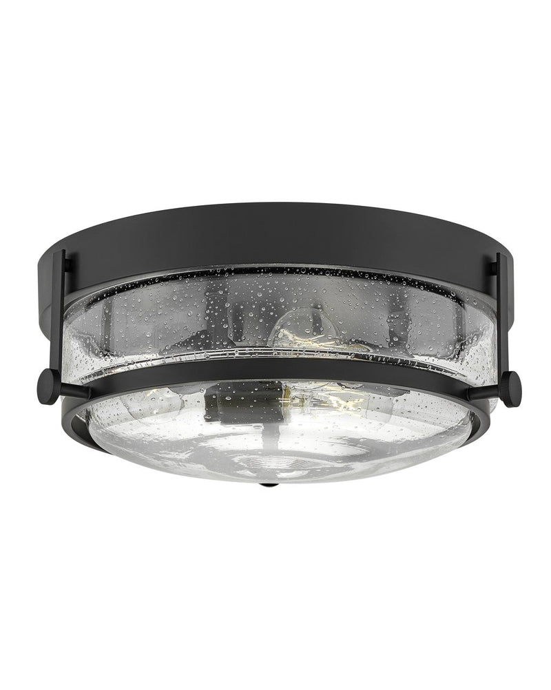 Harper 3-Light Flush Mount in Black