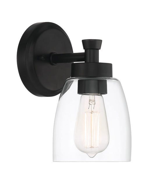 Henning 1 Light 5.13" Sconce in Flat Black