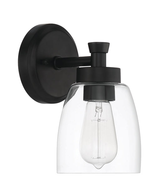 Henning 1 Light 5.13" Sconce in Flat Black