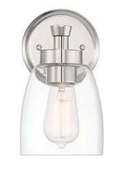 Henning 1 Light 5.13" Sconce in Polished Nickel