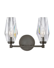 Ana 2-Light Bath Vanity Light in Black Oxide