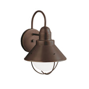 Seaside 8" Outdoor Wall Sconce in Olde Bronze