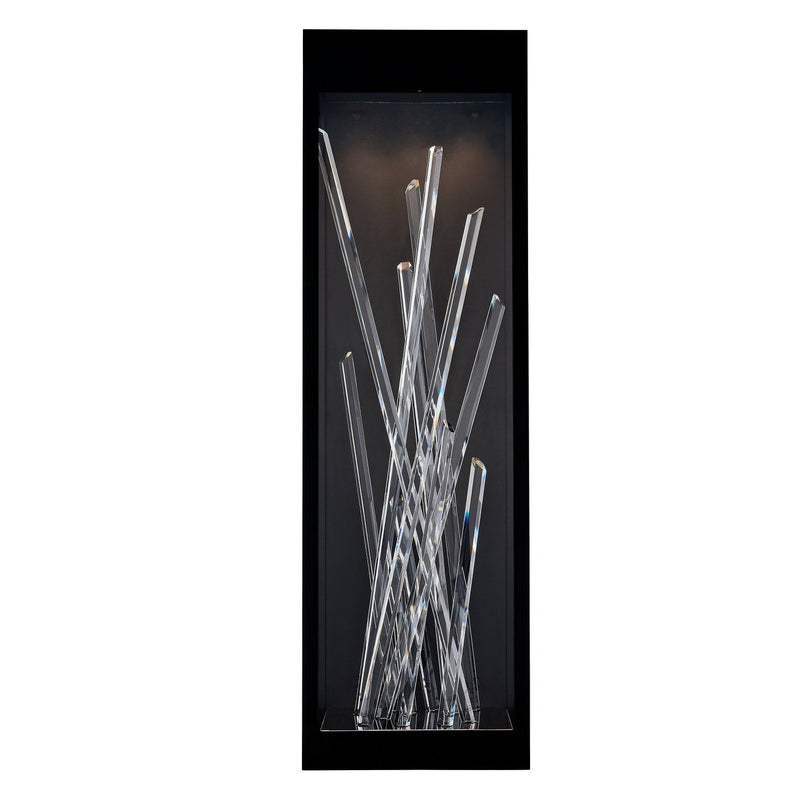 Arpione Esterno Large LED Outdoor Wall Sconce in Matte Black