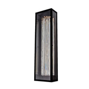 Cilindro Esterno LED Outdoor Wall Sconce in Matte Balck