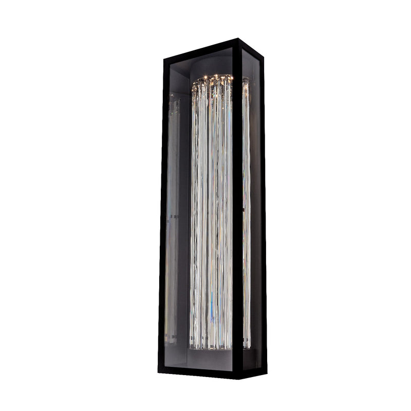 Cilindro Esterno LED Outdoor Wall Sconce in Matte Balck