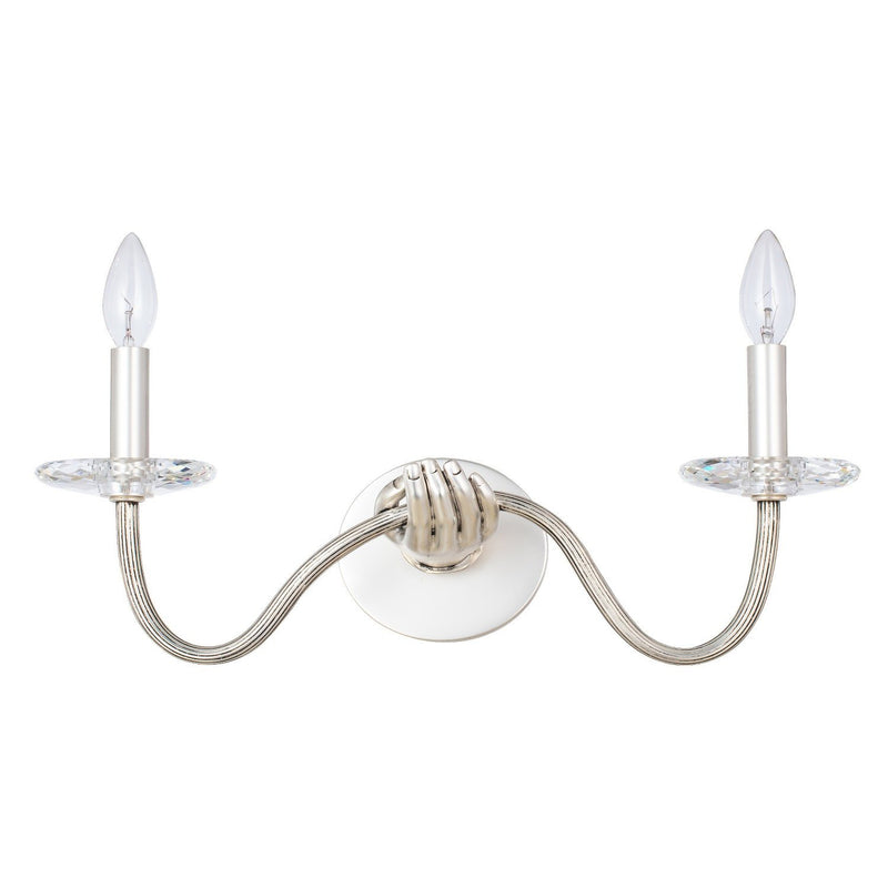 Venus 2-Light Wall Sconce in Pewter