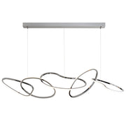 Unity LED Pendant in Black Chrome - Lamps Expo