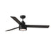 Jovie LED 58" Ceiling Fan in Midnight Black
