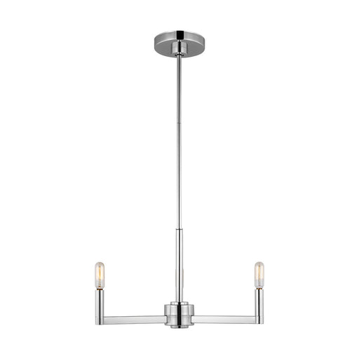 Fullton 3-Light Candle Chandelier in Chrome