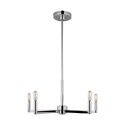 Fullton 5-Light Candle Chandelier in Chrome