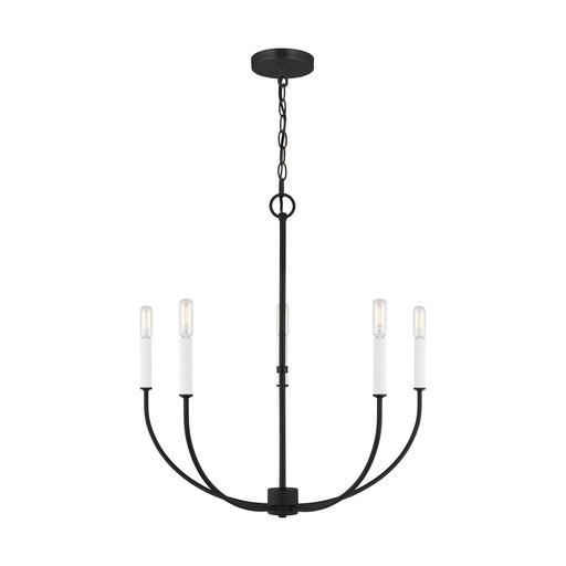 Greenwich 5-Light Chandelier in Midnight Black