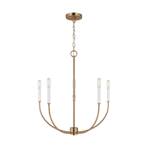 Greenwich 5-Light Chandelier in Satin Brass