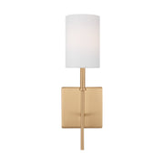Foxdale Wall Sconce in Satin Brass