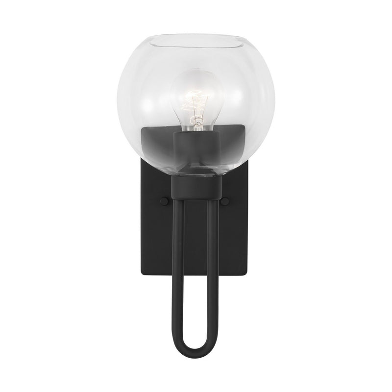 Codyn Bath Sconce in Midnight Black