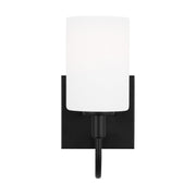 Oak Moore Bath Sconce in Midnight Black