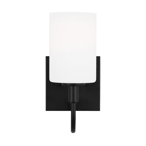 Oak Moore Bath Sconce in Midnight Black
