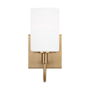 Oak Moore Bath Sconce in Satin Brass