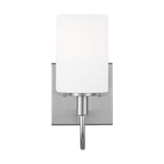 Oak Moore Bath Sconce in Brushed Nickel